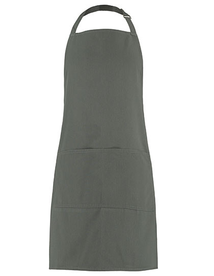 Bargear Bib Superwash® 60º Pocket Apron Unisex Dark Grey