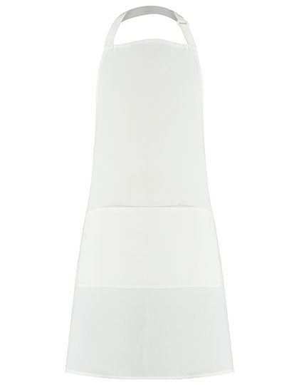 Bargear Bib Superwash® 60º Pocket Apron Unisex White