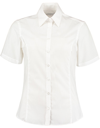 Kustom Kit Women´s Tailored Fit Business Shirt Short Sleeve White