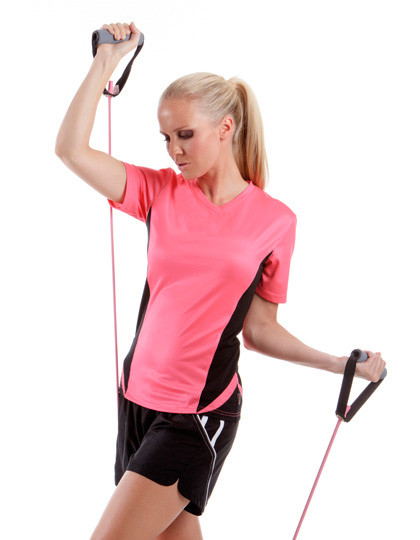 Cooltex Women´s Team Top ´V´ Neck Short Sleeved