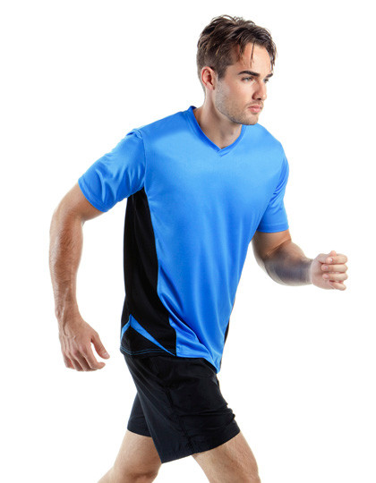 Cooltex Team Top ,V´ Neck Short Sleeved