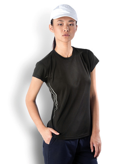 Kariban Damen Kurzarm Sport-T-Shirt