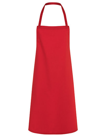 Karlowsky Latzschürze Faro Red (ca. Pantone 186C)