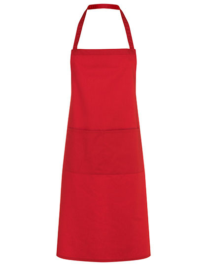Karlowsky Latzschürze Denmark Red (ca. Pantone 186C)