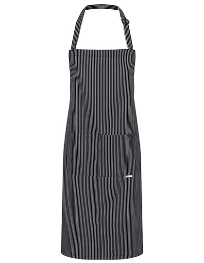 Karlowsky Latzschürze Carlo Black (ca. Pantone 419C)