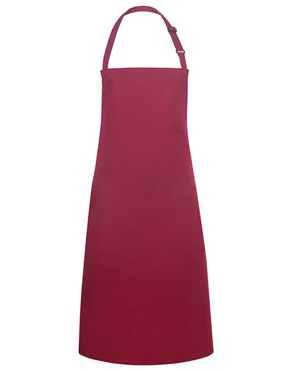 Karlowsky Latzschürze Basic mit Schnalle Bordeaux (ca. Pantone 209C)