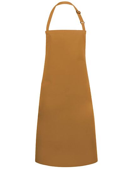 Karlowsky Latzschürze Basic mit Schnalle Mustard (ca. Pantone 146C)