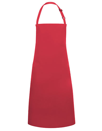 Karlowsky Latzschürze Basic mit Schnalle Raspberry (ca. Pantone 4059C)