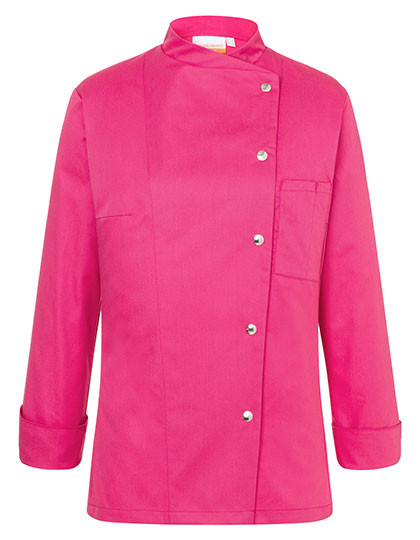 Karlowsky Kochjacke Larissa Pink (ca. Pantone 7636C)