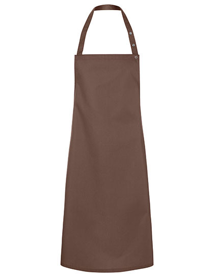 Karlowsky Latzschürze Santorini Light Brown (ca. Pantone 438C)
