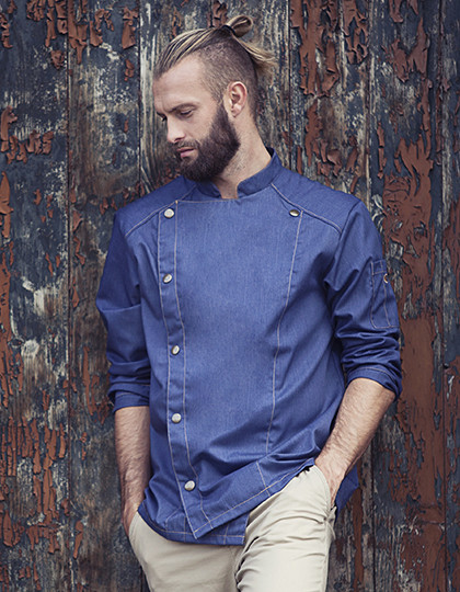 Karlowsky Kochjacke Jeans-Style
