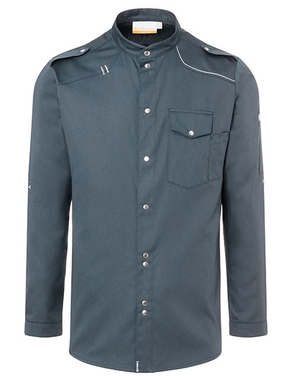 Karlowsky Kochhemd New Identity Anthracite (ca. Pantone 7540C)