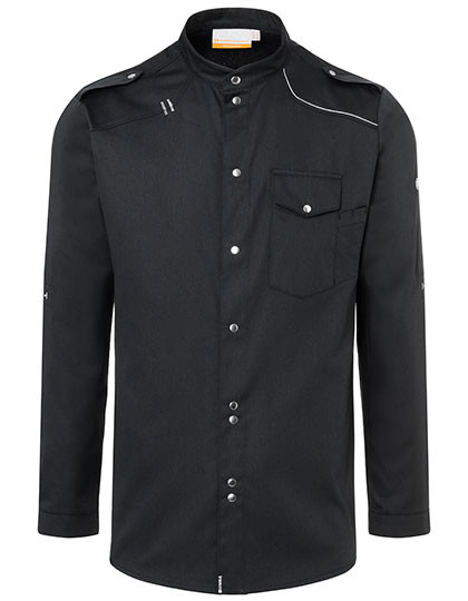 Karlowsky Kochhemd New Identity Black (ca. Pantone 419C)