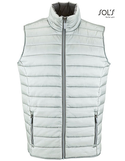 SOL´S Men´s Lightweight Bodywarmer Wave Metal Grey