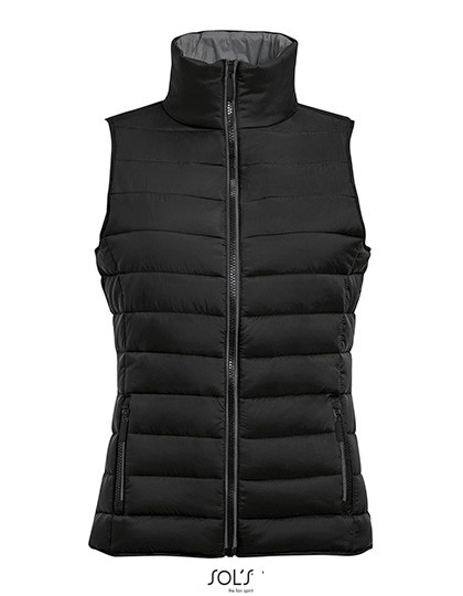 SOL´S Women´s Lightweight Bodywarmer Wave Black