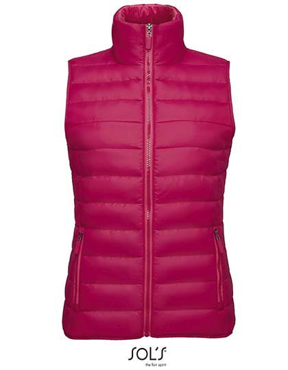 SOL´S Women´s Lightweight Bodywarmer Wave Dark Pink