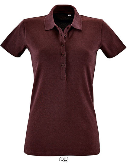 SOL´S Women´s Phoenix Polo Heather Oxblood