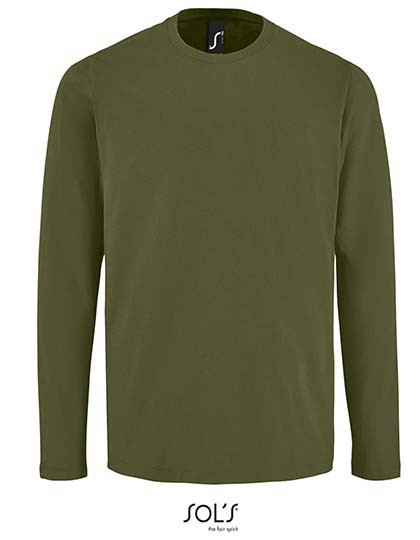 SOL´S Men´s Long Sleeve T-Shirt Imperial Dark Khaki