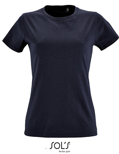 SOL´S Women´s Round Neck Fitted T-Shirt Imperial French Navy
