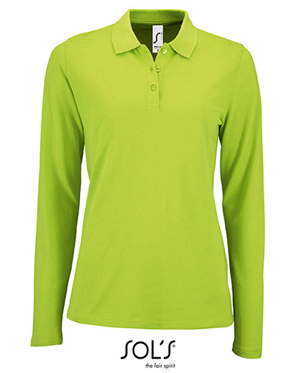 SOL´S Women´s Long-Sleeve Piqué Polo Shirt Perfect Apple Green
