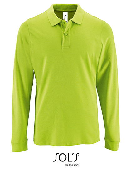 SOL´S Men´s Long-Sleeve Piqué Polo Shirt Perfect Apple Green