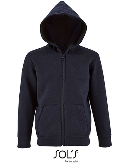SOL´S Kids´ Zip Hoodie Stone French Navy