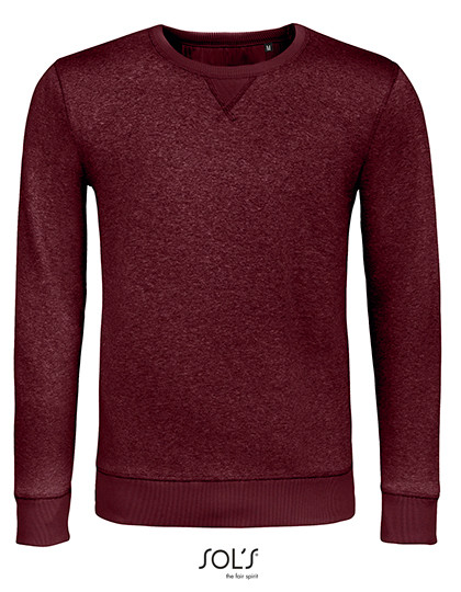 SOL´S Men´s Sully Sweat Heather Oxblood