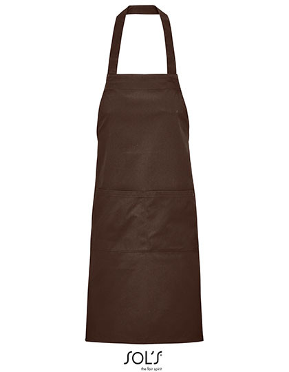 SOL´S Unisex Gamma Apron Chocolate