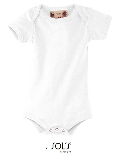 SOL´S Organic Bambino Bodysuit White