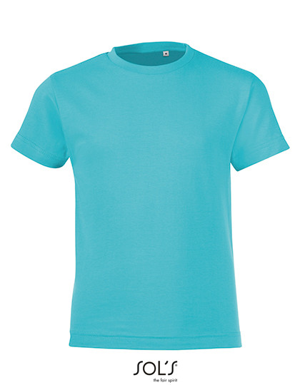 SOL´S Kids´ Round Collar T-Shirt Regent Fit Atoll Blue