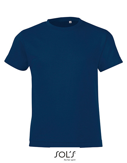 SOL´S Kids´ Round Collar T-Shirt Regent Fit French Navy