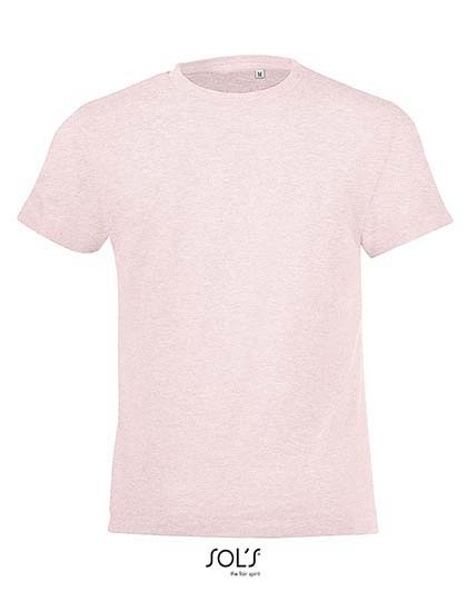 SOL´S Kids´ Round Collar T-Shirt Regent Fit Heather Pink