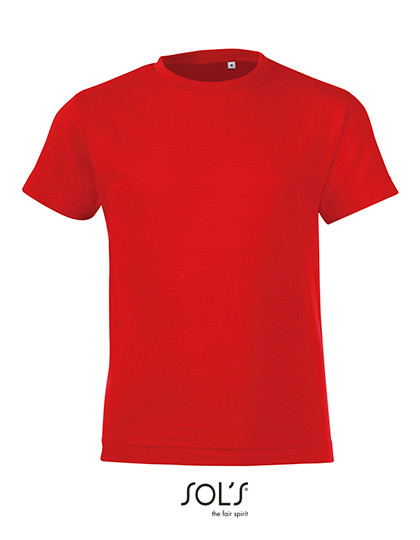 SOL´S Kids´ Round Collar T-Shirt Regent Fit Red