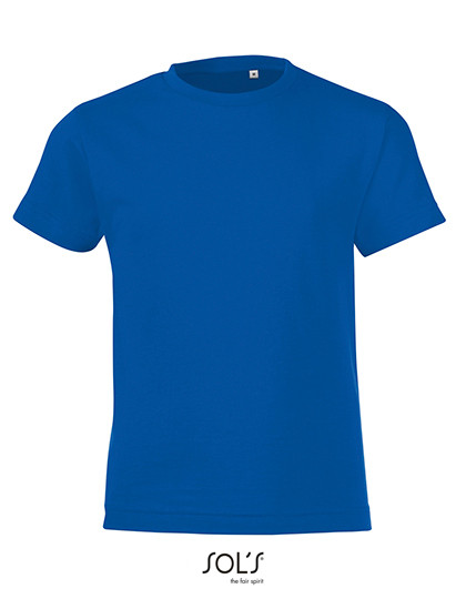 SOL´S Kids´ Round Collar T-Shirt Regent Fit Royal Blue 241
