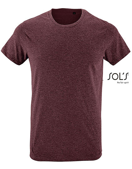 SOL´S Regent Fit T-Shirt Heather Oxblood