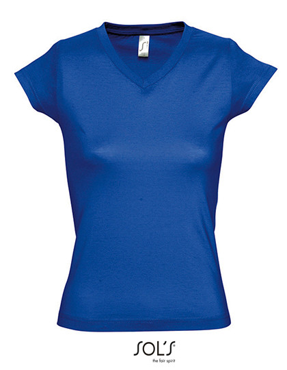 SOL´S Women´s V-Neck-T-Shirt Moon Royal Blue 241