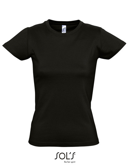 SOL´S Women´s Imperial T-Shirt Deep Black