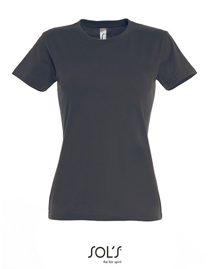 SOL´S Women´s Imperial T-Shirt Mouse Grey (Solid)