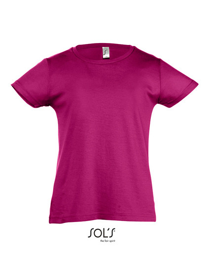 SOL´S Kids´ T-Shirt Girlie Cherry Fuchsia