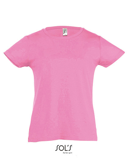 SOL´S Kids´ T-Shirt Girlie Cherry Orchid Pink