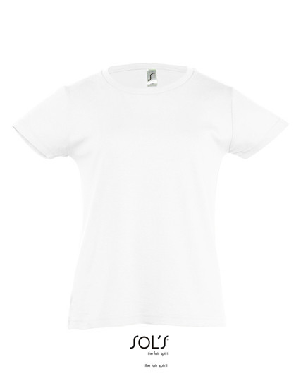 SOL´S Kids´ T-Shirt Girlie Cherry White