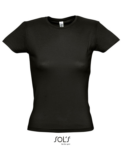 SOL´S Women´s T-Shirt Miss Deep Black