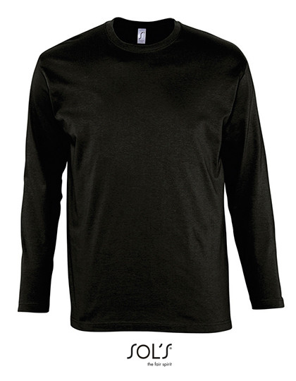SOL´S T-Shirt Monarch Long Sleeve Deep Black