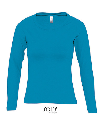 SOL´S Women´s Long Sleeves-T Majestic Aqua