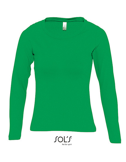 SOL´S Women´s Long Sleeves-T Majestic Kelly Green
