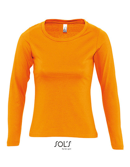 SOL´S Women´s Long Sleeves-T Majestic Orange