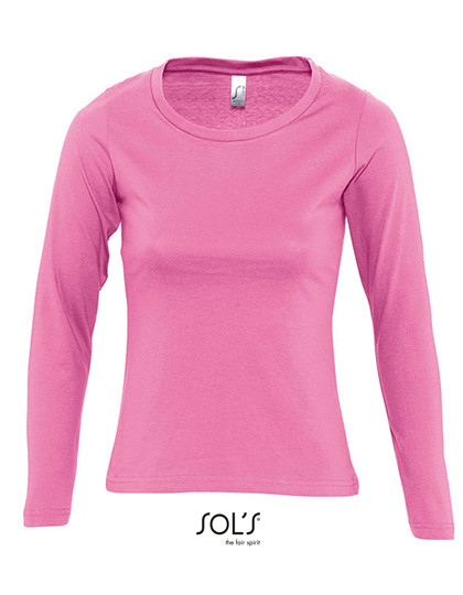SOL´S Women´s Long Sleeves-T Majestic Orchid Pink