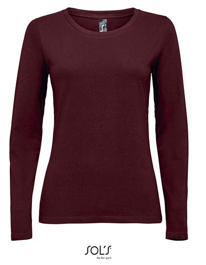 SOL´S Women´s Long Sleeves-T Majestic Oxblood