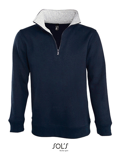 SOL´S Men´s Sweat Shirt Scott 1/4 Zip French Navy