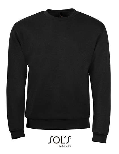 SOL´S Men´s Spider Round-Neck Sweatshirt Black
